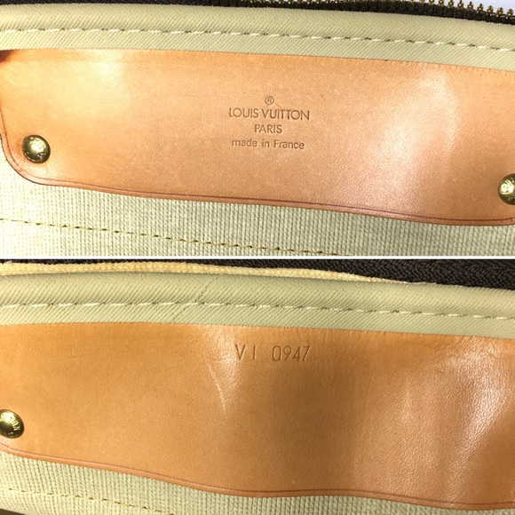 Authentic LOUIS VUITTON Monogram Alize 24 Heures Boston travel bag - Picture 12 of 16